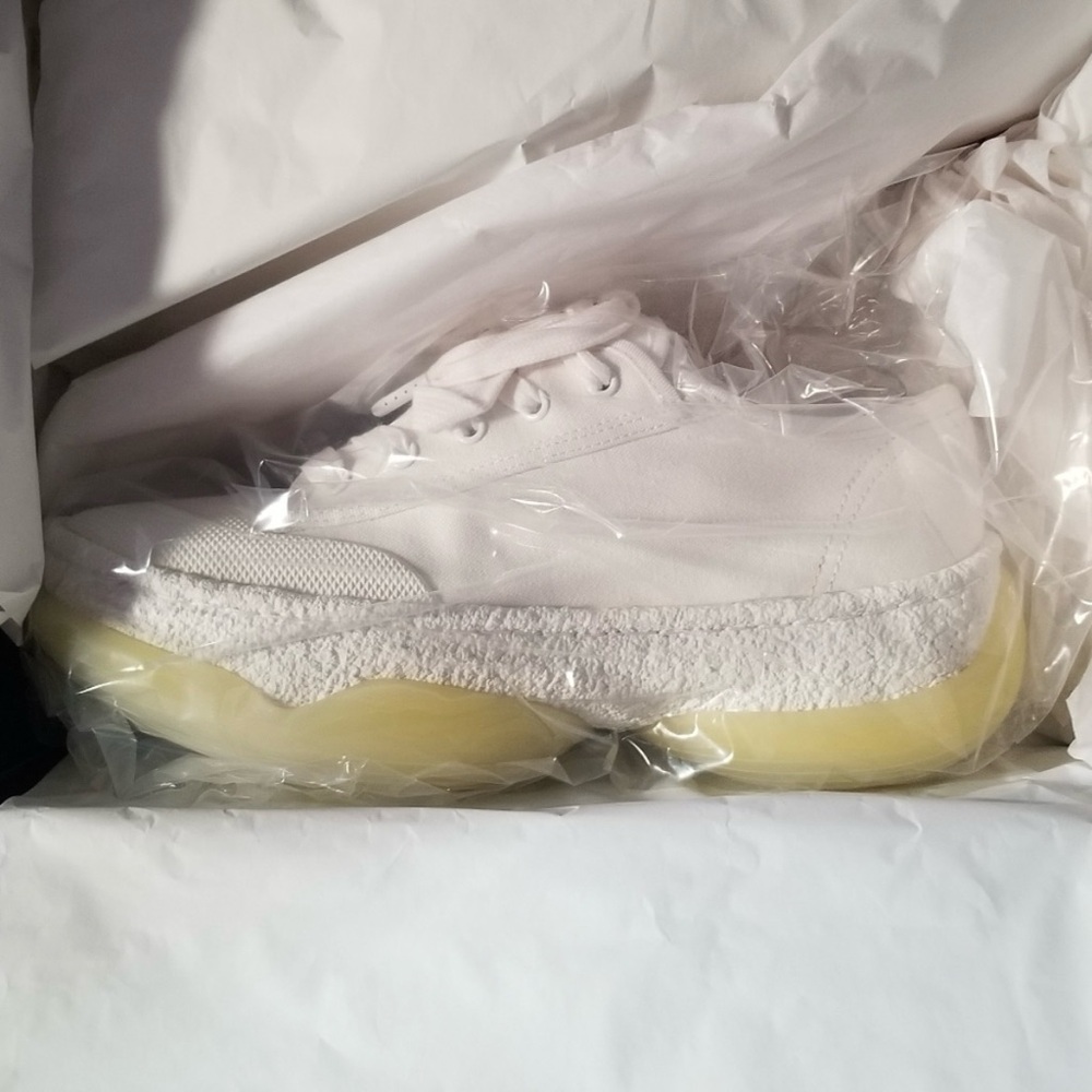 Alexander Wang White Canvas Sneakers - Picture 2 of 12